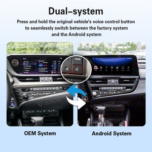 Decodificador de Coche Viknav con Android 13 para Lexus <span class=keywords><strong>ES</strong></span> 2018-2023, Apple CarPlay Inalámbrico, Android Auto, Navegación GPS, Reproductor Multimedia - Product Image 3