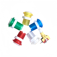 33mm Pai Pai Le Dou Dou Machine à Boule Petit Bouton Rond Interrupteur Petite Machine à Poisson Jeu Griffe Machine Bouton Accessoires