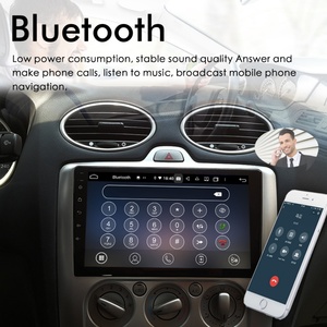Autoradio 8+128 Go avec commande vocale IA et CarPlay pour Ford Focus 2 Mk2 2009 2010, navigation GPS, lecteur multimédia vidéo Android 13, stéréo 2DIN - Product Image 5