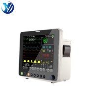 Monitor Veterinario Digital con Pantalla Táctil LCD de 12.1 Pulgadas, Monitor Multiparamétrico para Mascotas en Clínicas Veterinarias