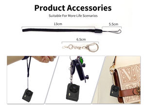 מצלמת OME מקצועית לצילום HD 1080P 2MP CMOS דיגיטלית, מצלמה מיני חמודה בצורת עניבה, מצלמת כיס סודית לילדים, מצלמת נסיעות עם כרטיס SD - Product Image 6