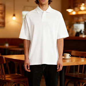 เสื้อเชิ้ตผ้าปิเก้ปักลายตามสั่ง ผ้าฝ้าย 100% ระบายอากาศดี ทรงโอเวอร์ไซส์ แขนสั้น ใส่ได้ทุกฤดู เหมาะสำหรับชุดยูนิฟอร์ม ชุดทำงาน  แบบยูนิเซ็กซ์ - Product Image 1