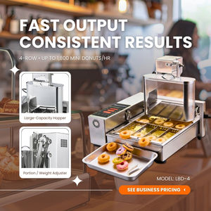 Precio especial Mini Donut Making Reduce el tiempo de servicio <span class=keywords><strong>Inblan</strong></span> Churro Maker 220V Máquina de decoración de donas - Product Image 3