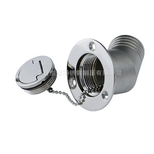 Stainless Steel Flip Top Fuel Cap 38/50mm Round Side Mounted Waterproof For <b>Yacht</b> Rv Exterior Accessories - Product Image 3