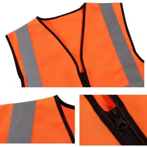 Chaleco de Seguridad de Alta Visibilidad Personalizable para Periodistas, Chaqueta de Seguridad con Malla y Logotipo Reflectante, Ropa de Trabajo de Nailon y Poliéster - Product Image 4