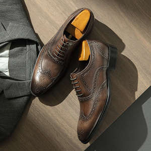 Zapatos Formales de Hombre de Primera Calidad Personalizados - Zapatos de Moda que Aumentan la Estatura, Impermeables, Transpirables, para Bodas, Fabricante y Proveedor - Product Image 5