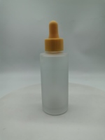 Transparant Mat 10Ml 30Ml 50Ml 10Ml Persdruppelaar Glazen Pipet Met Sproeikap Zijdeprint Matte Glazen Fles