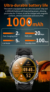 <span class=keywords><strong>Montre</strong></span> <span class=keywords><strong>connectée</strong></span> pour <span class=keywords><strong>homme</strong></span> IW07, nouvelle <span class=keywords><strong>montre</strong></span> <span class=keywords><strong>connectée</strong></span> HD de 1,7 pouce avec batterie de 1000 mAh, lampe de poche, plus de 110 modes sportifs, moniteur de sommeil, compatible avec Android IOS ODM - Product Image 4