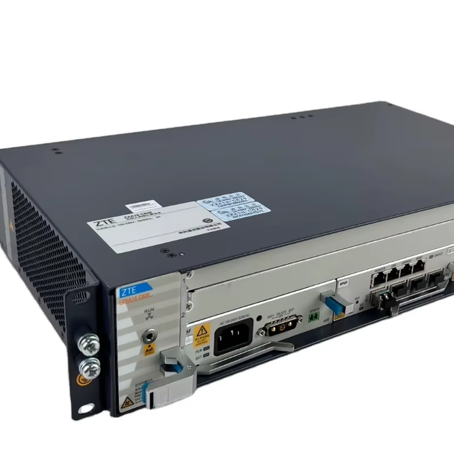 ZT-E OLT C620 Mini GPON Fiber Optical Equipment 10G AC/DC Power