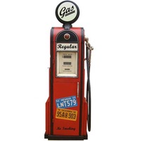Nouveaux moules de pompes 2026 – Distributeurs de carburant vintage rouges en métal sur mesure – Moules de pompes à essence en métal pour la décoration de bars et la décoration intérieure