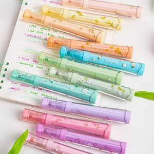 Resaltadores <span class=keywords><strong>Pastel</strong></span> perfumados con fragancia Floral, tintas no tóxicas de punta suave de 12 Colores para niños para diario, notas de estudio, juego de regalo - Product Image 1