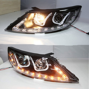 Feux avant à LED Angel Eyes <span class=keywords><strong>TLZ</strong></span> 2009 à 2013 pour KIA Sportage R - Product Image 1