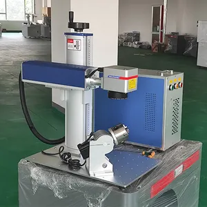 Rotary JPT M7 MOPA 20w 30w 50w 70w 100w 30 Watt Color Fiber Laser Marking Machine for Metal Jewelry