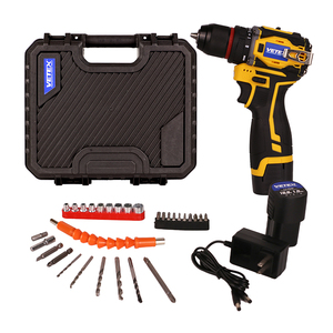 Bor listrik <span class=keywords><strong>Driver</strong></span> dioperasikan baterai, bor tanpa kabel daya Motor tanpa sikat kelas profesional 16.8V 18V 1500mAh - Product Image 3