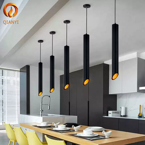 Lampe suspendue GU10 moderne au design chic, petite et longue, à ouverture inclinée, <span class=keywords><strong>pour</strong></span> îlot de <span class=keywords><strong>cuisine</strong></span>, lampe de projection - Product Image 4