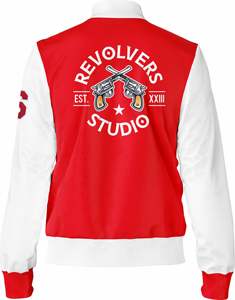 เสื้อแจ็กเก็ตมีตัวแทนมหาวิทยาลัยแบบพรีเมี่ยมสำหรับทีมนักเรียนกิจกรรมกีฬาเครื่องแบบสไตล์วิทยาลัยเครื่องแต่งกายแนวสตรีทและชุดลำลองใส่สบายทุกวัน - Product Image 4