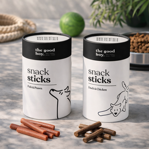 Boîte d'emballage cylindrique en carton kraft biodégradable de qualité alimentaire pour café, bonbons, friandises pour animaux de compagnie, bâtonnets de nourriture - Product Image 1