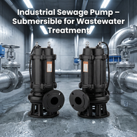 Pompe à eaux usées submersible électrique à haute efficacité, sans obstruction, WQ, différentes spécifications, tension industrielle 220/380V