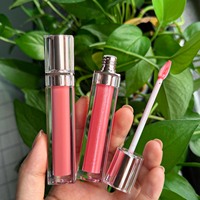 Gloss à lèvres végétalien et sans cruauté animale, 65 couleurs, longue tenue, teinte à lèvres, logo personnalisé, hydratant, effet bombé, marque privée