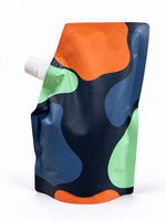 Sachet d'emballage liquide biodégradable personnalisé avec bec verseur, rechargeable, pour aliments pour bébés, jus, céréales, lessive