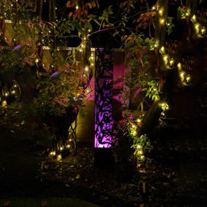 JH-Mech, fabricant de lampadaires portables de haute qualité, lampadaires d'extérieur en métal, art, tour, lumière, branche d'été - Product Image 3