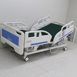 Lit d'hôpital électrique avec réglage en hauteur et fonction d'inclinaison pour les soins intensifs et les urgences - Product Image 3