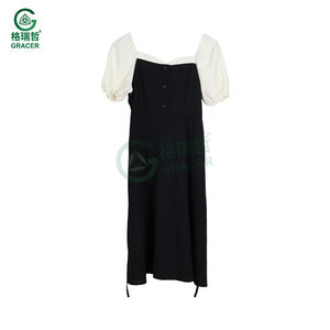 Vêtements d'occasion en gros : Robes d'été en coton <span class=keywords><strong>pour</strong></span> femmes, propres et abordables, variété de styles et de tailles, provenance Guangdong, MOQ 45kg - Product Image 4