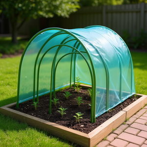 Coudes de serre 6 pièces en plastique pour support d'arche de jardin D0100X3LIUP, accessoires de cadre facilement assemblables pour la connexion des tuyaux - Product Image 2