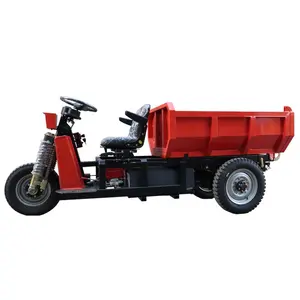 HuanSheng 72V Electric Dumper Mini Dumper Cargo Tricycle 1.5t Heavy Load Tricycle With Dumper For Sale