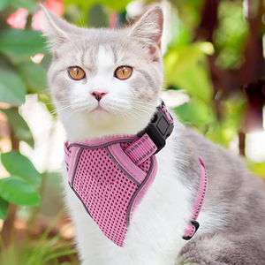 <b>Cat</b> Harness Vest Breathable Lightweight Small Size Outdoor Use - Product Image 3