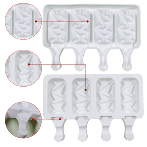 D5002 8 Cetakan Aromaterapi 3D Dekorasi Resin, Es Krim Berlian Kombinasi Es Krim Es Loli Jelly - Product Image 3