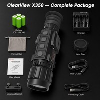 GTGUARD ClearView X350 - Lunette thermique non refroidie - 1024x768 OLED - 35 mm F1.0 - 64 Go - CR123A - IP67 - Vente en gros