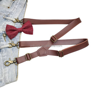 Attaches de Bretelles en Métal Bronze Robustes 15 20 25 30 <span class=keywords><strong>35mm</strong></span>, Clips de Bretelles, Porte-Bavoirs, Lanières de Bretelles en Laiton Antique pour Hommes - Product Image 1