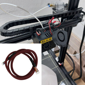Harnais de câblage principal pour <span class=keywords><strong>Chiron</strong></span>, gaine tissée en nylon, remplacement du faisceau de câbles du hotend pour <span class=keywords><strong>Anycubic</strong></span> <span class=keywords><strong>Chiron</strong></span> - Product Image 2