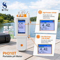 SYU PH310T Pengukur pH Layar Sentuh Presisi Tinggi Rentang Ultra Lebar Pengukur pH ORP ATC Kalibrasi 5 Titik Portabel Laboratorium Air