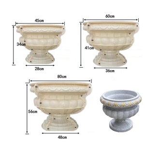 Moule en plastique ABS pour grand pot de fleurs en béton, moule pour pot de plante en ciment, moule pour pot de fleurs, moule en béton pour jardin - Product Image 2