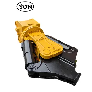 strong power double ram 360 degree rotating hydraulic metal scissors cutter for excavator