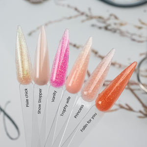 Nuevo color nude Pink colors 3 en 1 polvo de inmersión al por mayor polvo acrílico profesional - Product Image 3