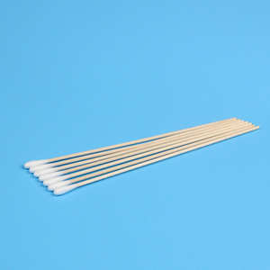 100 pièces/sac 6 pouces 4.2mm 10mm bâton de nettoyage <span class=keywords><strong>tige</strong></span> en <span class=keywords><strong>bois</strong></span> outil de nettoyage <span class=keywords><strong>coton</strong></span>-<span class=keywords><strong>tige</strong></span> écouvillons - Product Image 4