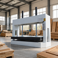 Presse hydraulique à froid pour placage de bois, machine de laminage hydraulique à froid pour portes d'armoires en placage de bois