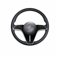 Convient pour Mercedes-Benz S350L/S320, volant en cuir blanc, modification du volant noir, volant en bois de pêche W223