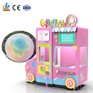 Machine intelligente entièrement automatique pour la fabrication de bonbons, avec paiement par jeton, carte bancaire, carte de crédit, code QR, carte de débit, rose, équipement commercial à vendre - Product Image 3