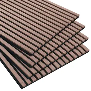 Cinema Sound Proof Wallboard Wooden Slat Wood Acoustic Panel For Hotel High Quality Soundproof Wall Panels