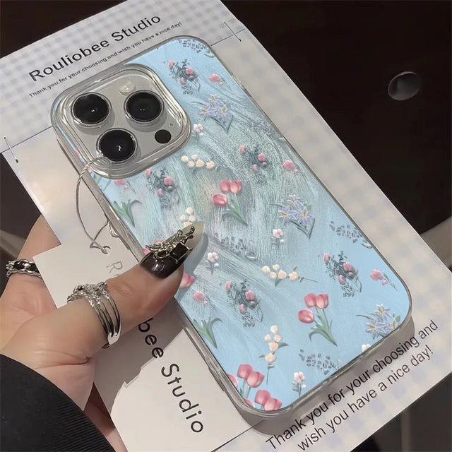 XP554 Spring and Summer Filled with Tiny Floral Patterns Phone case Suitable for iPhone 17PROMAX 16PLUS 15PRO New