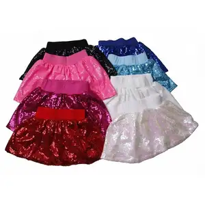 2024 नई आगमन बेबी गर्ल्स समर ड्रेस बच्चों के कपड़े फैशन उच्च गुणवत्ता सेक्विन गर्ल्स स्कर्ट