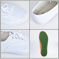 Chaussures en Toile Blanches Classiques et Respirantes à Lacets Unisexe pour l'Été, Style Espadrilles Décontractées, Vulcanisées pour Hommes et Femmes, Vente en Gros