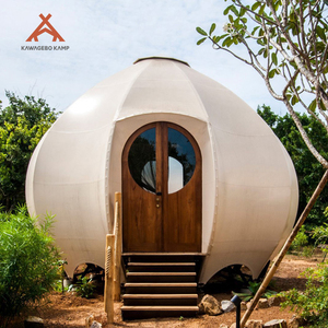 カワゲボ カンプ 750G PVDFカバー 防水屋外高級グランピングホテル レトルトキャンプ場ハウス テント - Product Image 5