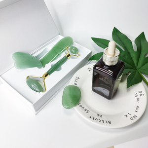 Outil de Massage Petit Rouleau de Quartz Rose Mini Rouleau de Jade Cristal Améthyste Petit Rouleau Facial - Product Image 2