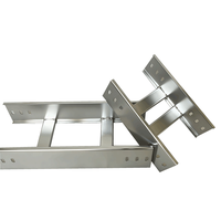 Système de gestion des câbles de type échelle pour la construction industrielle, en aluminium, acier inoxydable, finition galvanisée, capacité de 16 pièces