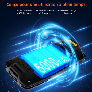 YGF F7 PDA Máy Tính Cầm Tay-Android Máy Tính Di Động Với Một 4 Inch Màn Hình Cảm Ứng USB-C, Wi-Fi Bt 5.0 Máy Quét Mã Vạch - Product Image 3